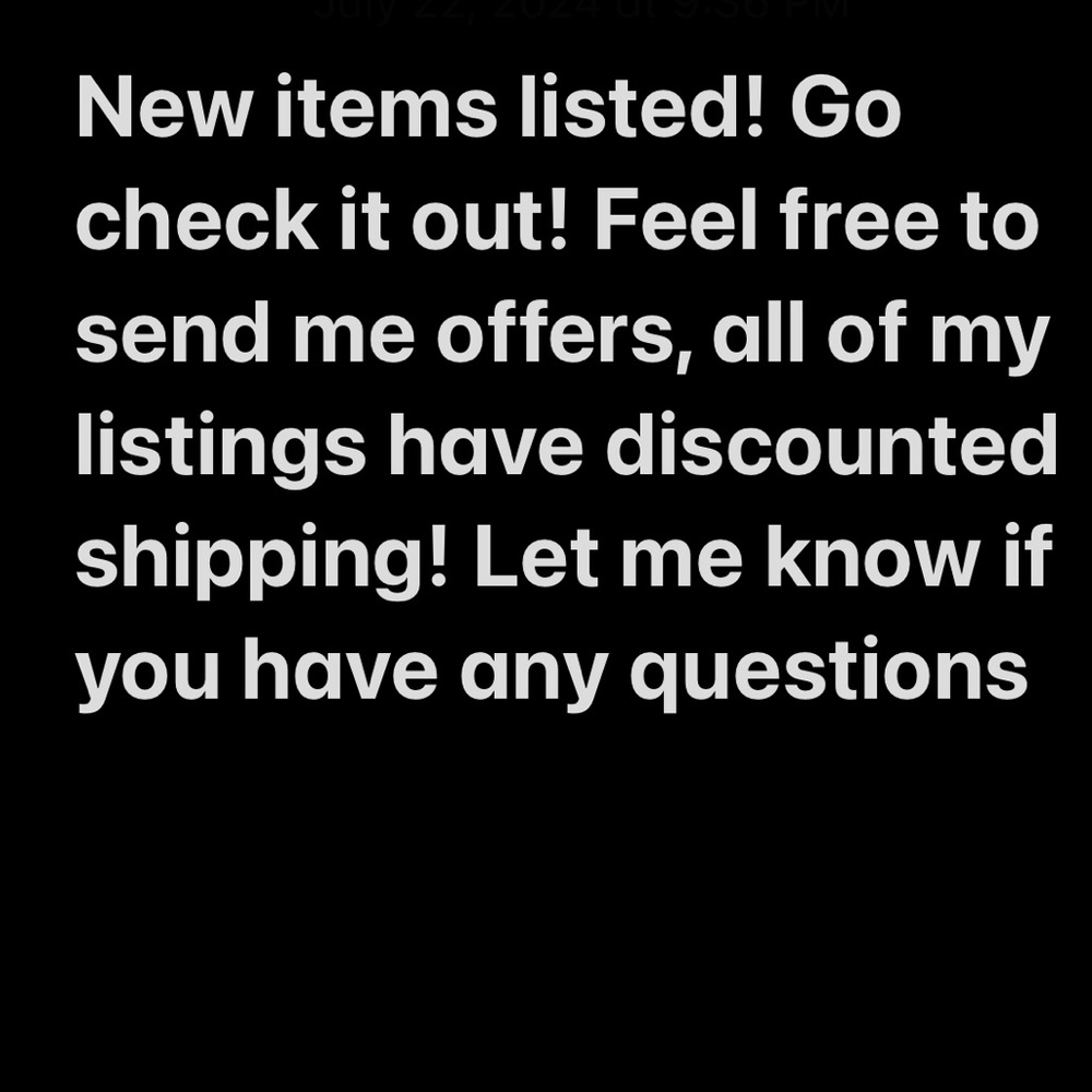 New listings